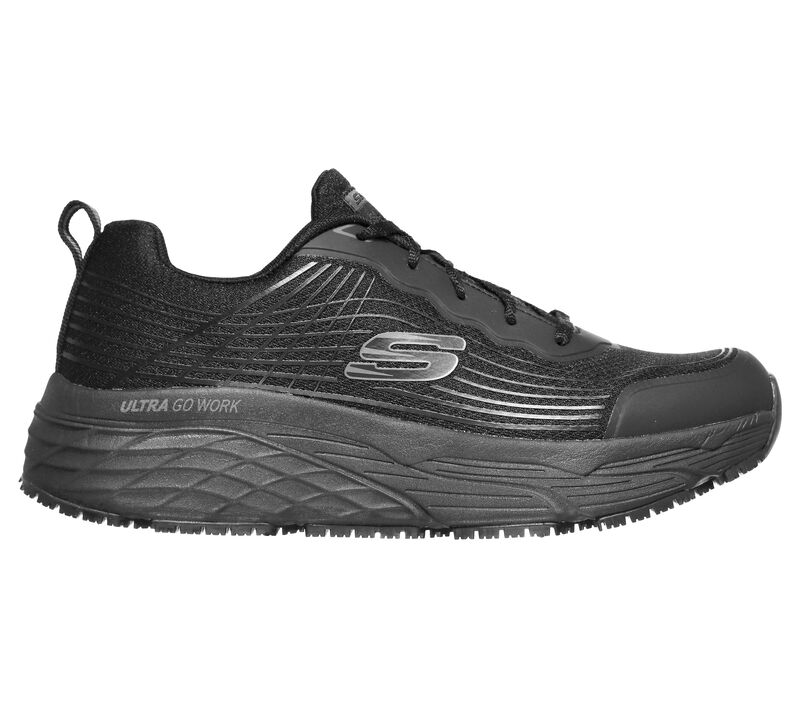 Pánské Pracovní Obuv Skechers Pracovní Relaxed Fit: Max Cushioning Elite SR - Rytas Černé | CZ.200021 BLK